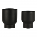 Metall lillepoti katted komplektis 2 tk &oslash; 16 cm Fulda &ndash; House Nordic