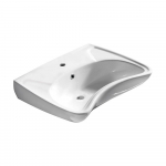 Valge keraamiline valamu 59x45,5 cm Handicap - Sapho