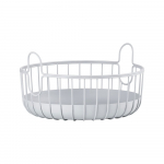 Metallist traatkorv &oslash; 22x8 cm Inu - Zone