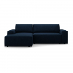 Tumesinine bukleekangast nurgadiivanvoodi (vasak nurk) Jodie - Micadoni Home