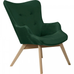 Tumeroheline sametist tugitool Niko - Ropez