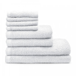 Valged, kiiresti kuivavad puuvillased r&auml;tikud, 8 tk Quick Dry - Catherine Lansfield