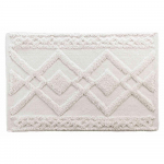 Valge vannitoamatt 50x80 cm Gladis - douceur d'int&eacute;rieur