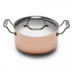 Roostevabast terasest kaanega vaskpott induktsioonpliidile 3 l - Blomsterbergs