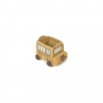 Ookerkollane kangast laste m&auml;nguasjakorv 22x19x15 cm School Bus - Lorena Canals