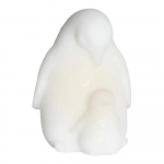 Valge valguskaunistus &oslash; 9 cm Penguin - Sirius