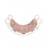 Valge-roosa m&auml;nnipuidust kiik 39x75x38 cm Montessori - Meowbaby