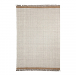 Kreem k&auml;sitsi kootud villane vaip 200x300 cm Brina - Kave Home