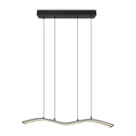 Matt must metallist LED-rippvalgusti puldiga/h&auml;mardatav Spider - Trio Select