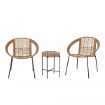 Kunstrotangist aiam&ouml;&ouml;bli komplekt kahele Dudine - Bloomingville