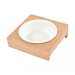 Bambusest kauss koerale alusega, &oslash; 12 cm - Love Story