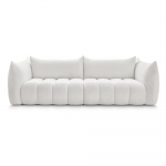 Valge bukleekangast diivan 286 cm Azra - Bobochic Paris