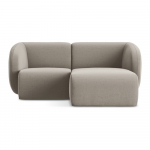 Helepruun sametist nurgadiivan (parem nurk) Lani - Makamii