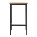 Baarilaud tammepuust dekooriga 60x60 cm Cesura - Unique Furniture
