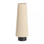 Beež metallist laualamp tekstiilist varjuga (k&otilde;rgus 42 cm) Howie - Light & Living