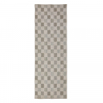 Roheline pestav puuvillaseguga jooksja 80x230 cm Muted Checkerboard - Flair Rugs