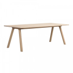 Pikendatav s&ouml;&ouml;gilaud tammepuust 95x220 cm Clapperton - Rowico
