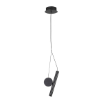 Matt must alumiiniumist LED-rippvalgusti &oslash; 23,5 cm Vero - Nova Luce