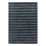 Tumesinine k&auml;sitsi kootud vaip taaskasutatud kiududest 160x230 cm Connor - MADE