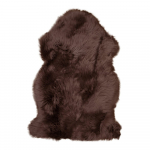 Tmavě hněd&aacute; ovč&iacute; kože&scaron;ina House Nordic