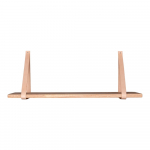 Puidust riiul nahast k&auml;epidemetega , 80 x 20 cm Forno - House Nordic