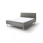 Helehall polsterdatud kaheinimesevoodi 160x200 cm Frieda - Meise M&ouml;bel