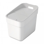Valge taaskasutatud plastikust pr&uuml;gikast sorteeritud j&auml;&auml;tmete jaoks, 20 l Ready To Collect - Curver