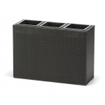 Patteo musta v&auml;rvi istutuskast &otilde;ues Rose - Bonami Essentials