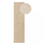 Beež villane vaibajooksja 60x230 cm Lino Leaf - Flair Rugs