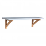 Tammedekooriga helehall riiul 60 cm Arki - H&uuml;bsch