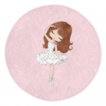 Roosa laste vaip &oslash; 80 cm Comfort - Mila Home