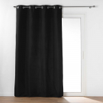 Must mikrokiududest helikindel kardin 135x260 cm Micropolar - douceur d'int&eacute;rieur