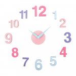 Laste kell &oslash; 60 cm DIY Chica - Karlsson