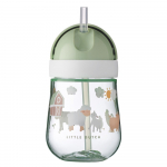 Valge-heleroheline tritaanist beebitass 300 ml Little farm - Mepal