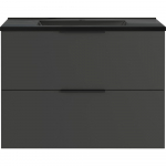 Must/antratsiitne seinale valamuga &uuml;ksus 81x61 cm Crandon &ndash; Germania