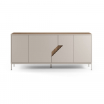Kreem tammespoonist kummut 180x80x40 cm Lilou - Marckeric
