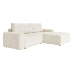 Kreem modulaarne nurgadiivanvoodi koos panipaigaga (parem nurk) Lulu &ndash; Miuform