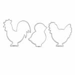 Lihav&otilde;ttep&uuml;hade k&uuml;psisevormid 3tk komplektis - Orion