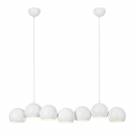 Valge rippvalgusti metallist varjuga Cupolo - Marksl&ouml;jd