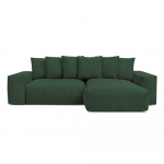 Roheline velvetist diivanvoodi/panipaigaga nurgadiivan Voltaire - Bobochic Paris