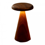 LED-lauavalgusti puidust varjuga (k&otilde;rgus 21 cm) Sylva - Gingko