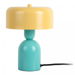Kollane-roheline lauavalgusti (k&otilde;rgus 24 cm) Double Funky &ndash; Leitmotiv