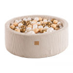 Kreem velvetist pallibassein &oslash; 90x30 cm Montessori - Meowbaby