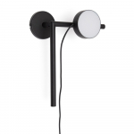 Must metallist h&auml;mardatav LED-seinavalgusti Orey - Kave Home