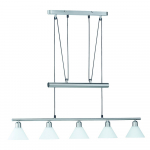 H&otilde;bedane ripplamp klaasist varjuga Stamina - Trio