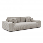 Helehall velvetist panipaigaga diivanvoodi 260 cm Justin - Ropez