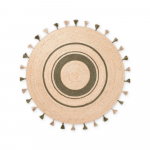 K&auml;sitsi kootud džuudist &uuml;mmargune vaip &oslash; 150 cm Basil - Hanse Home