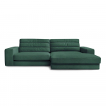 Roheline sametist nurgadiivan (parem nurk) Sierra - Bobochic Paris