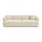 Beež sametist diivan 255 cm Campi - Cosmopolitan Design