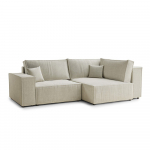 Kreem &scaron;enillist panipaigaga nurgadiivanvoodi (parem nurk/L-kujuline) Tonga - Maison de R&ecirc;ve